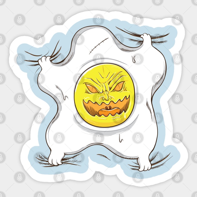 EGG MONSTER Sticker by ginanperdana